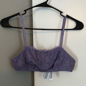 Forever 21, purple lace bra